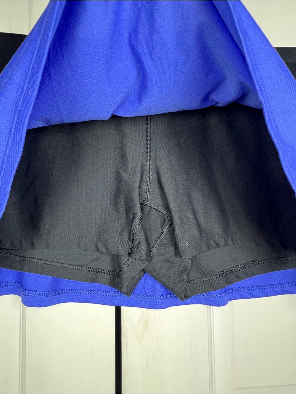 Nike Dri-Fit Royal Blue Skort Side Slits Excellent Condition Sz XL - Picture 3 of 5
